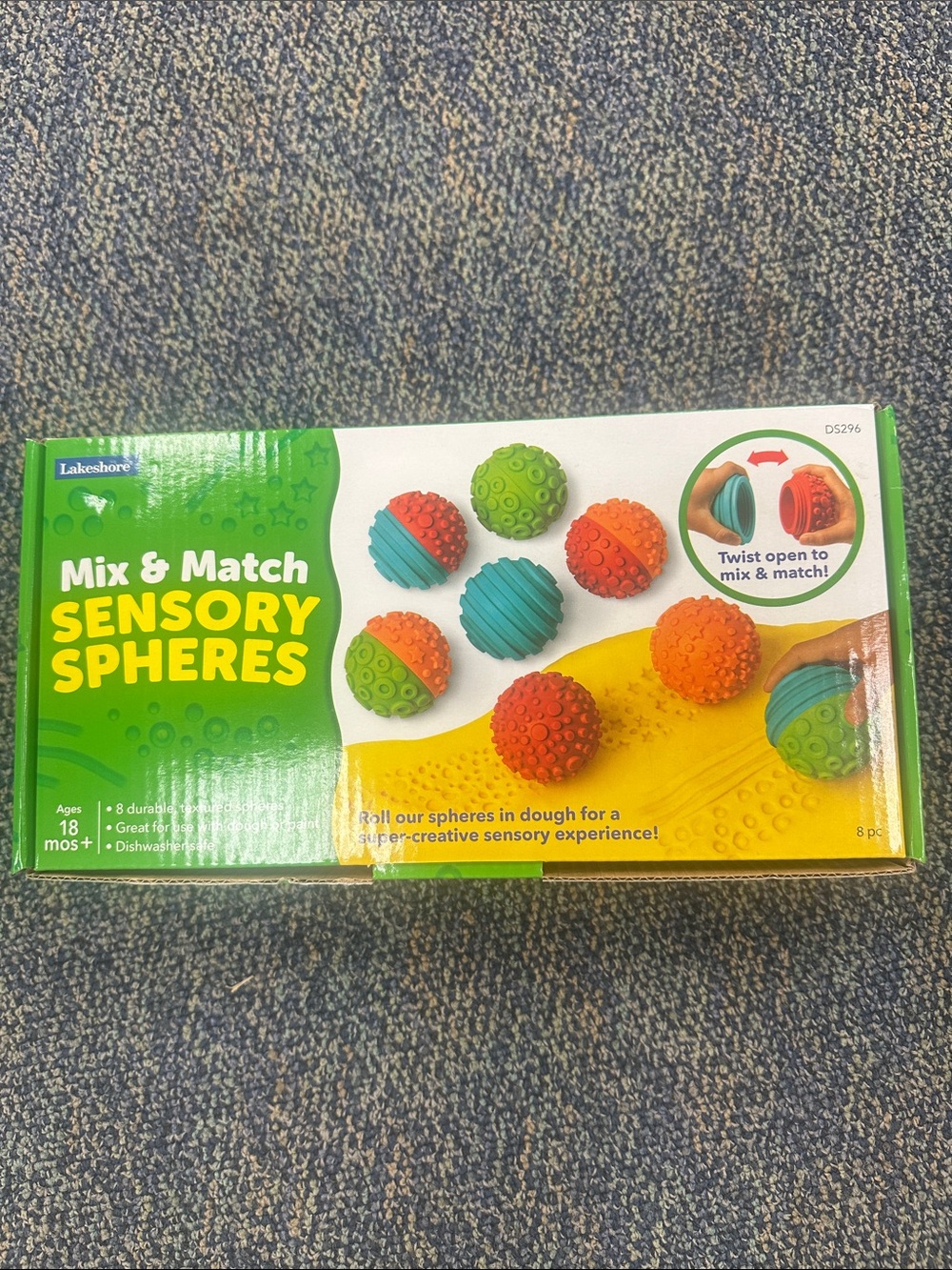 Mix & Match Sensory Spheres - Orange & Teal